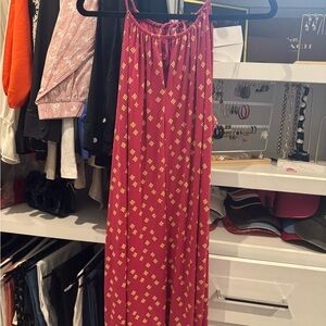 Vince Camuto Pink and Yellow Floral Dress